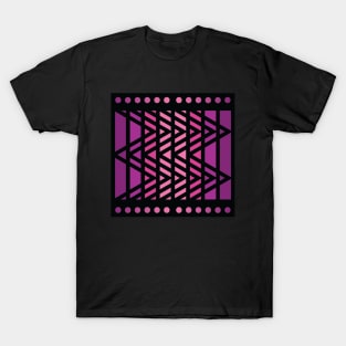 “Dimensional Levels” - V.6 Purple - (Geometric Art) (Dimensions) - Doc Labs T-Shirt